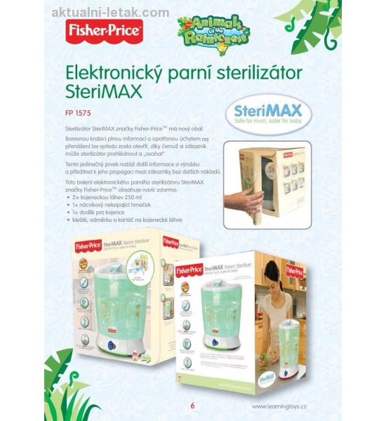 Fisher Price hraky katalog, aktuln letk, strana 1